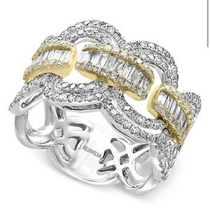 Effy 14k white gold ring new size 7